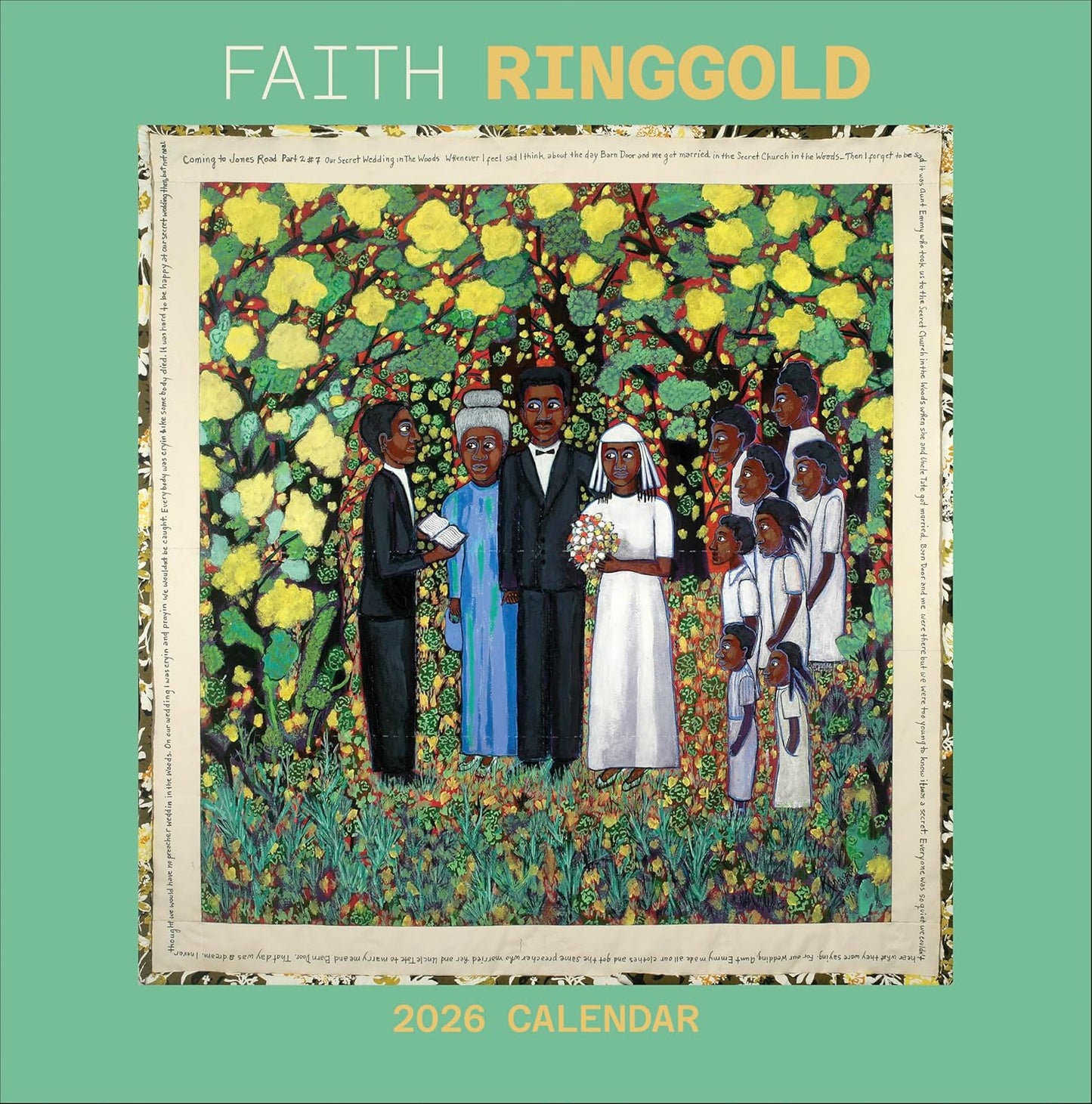 Faith Ringgold 2026 Wall Calendar
