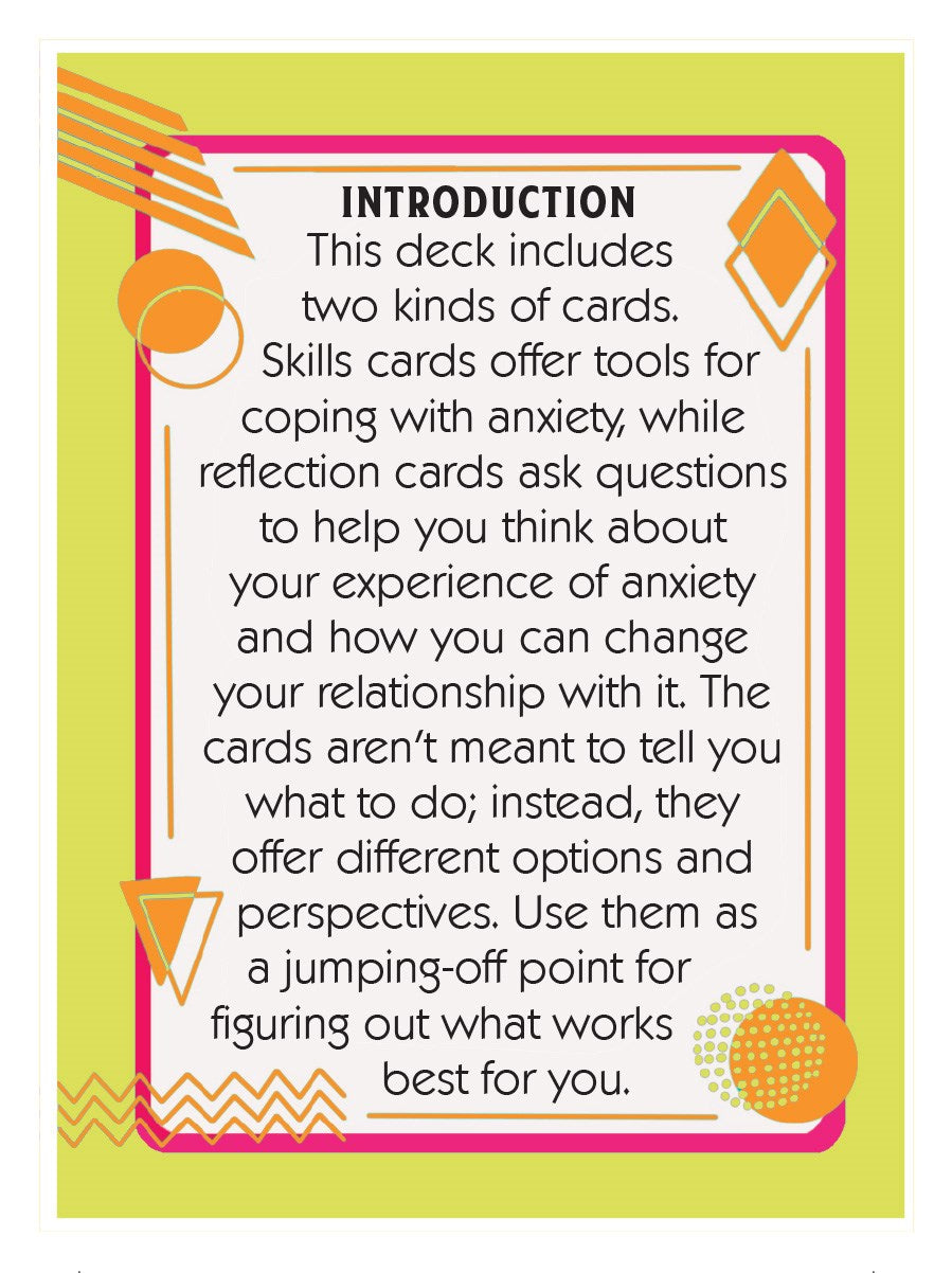 Anxiety Coping Skills Deck