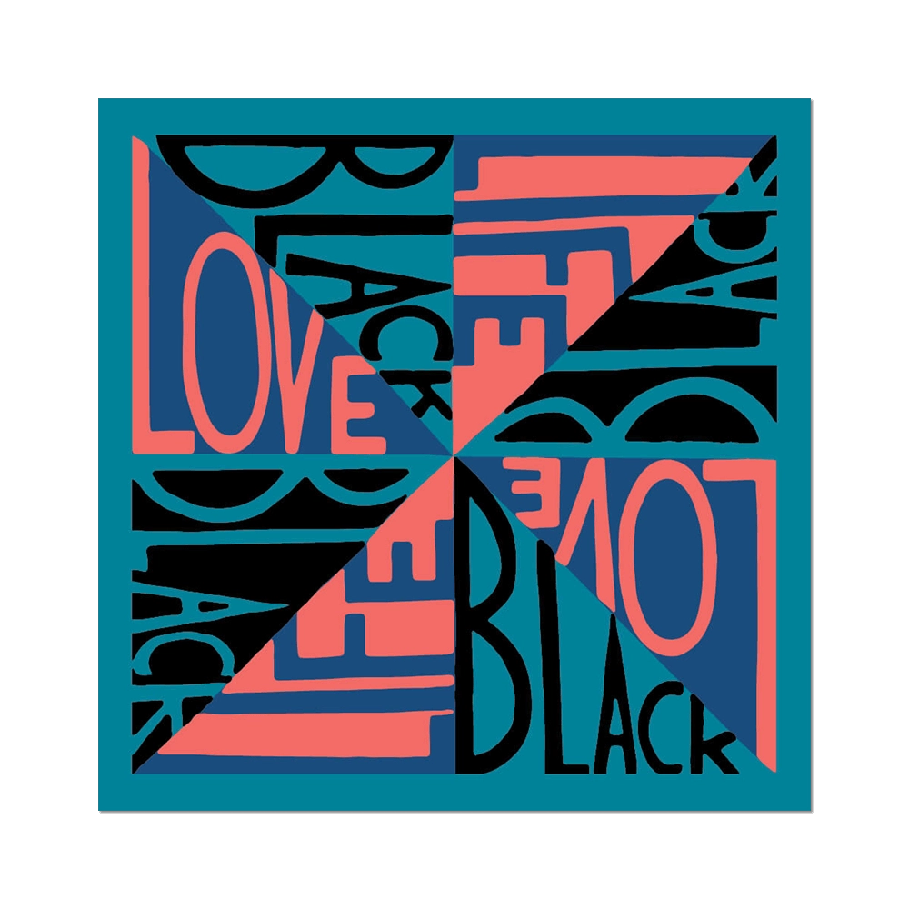 Black Light Series #6: Love Black Life // Faith Ringgold - Die-Cut Sticker