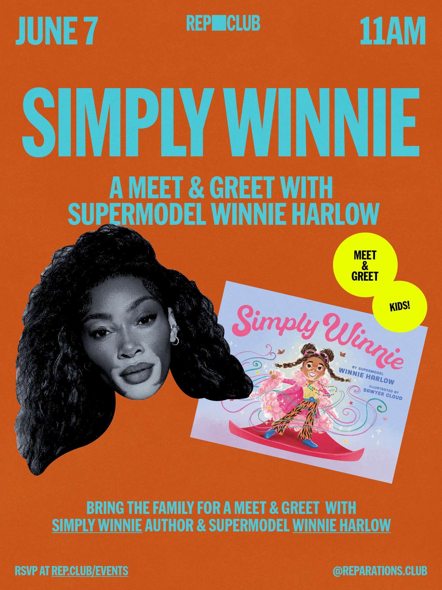 June 7th MEET & GREET: Simply Winnie w/ Supermodel Winnie Harlow