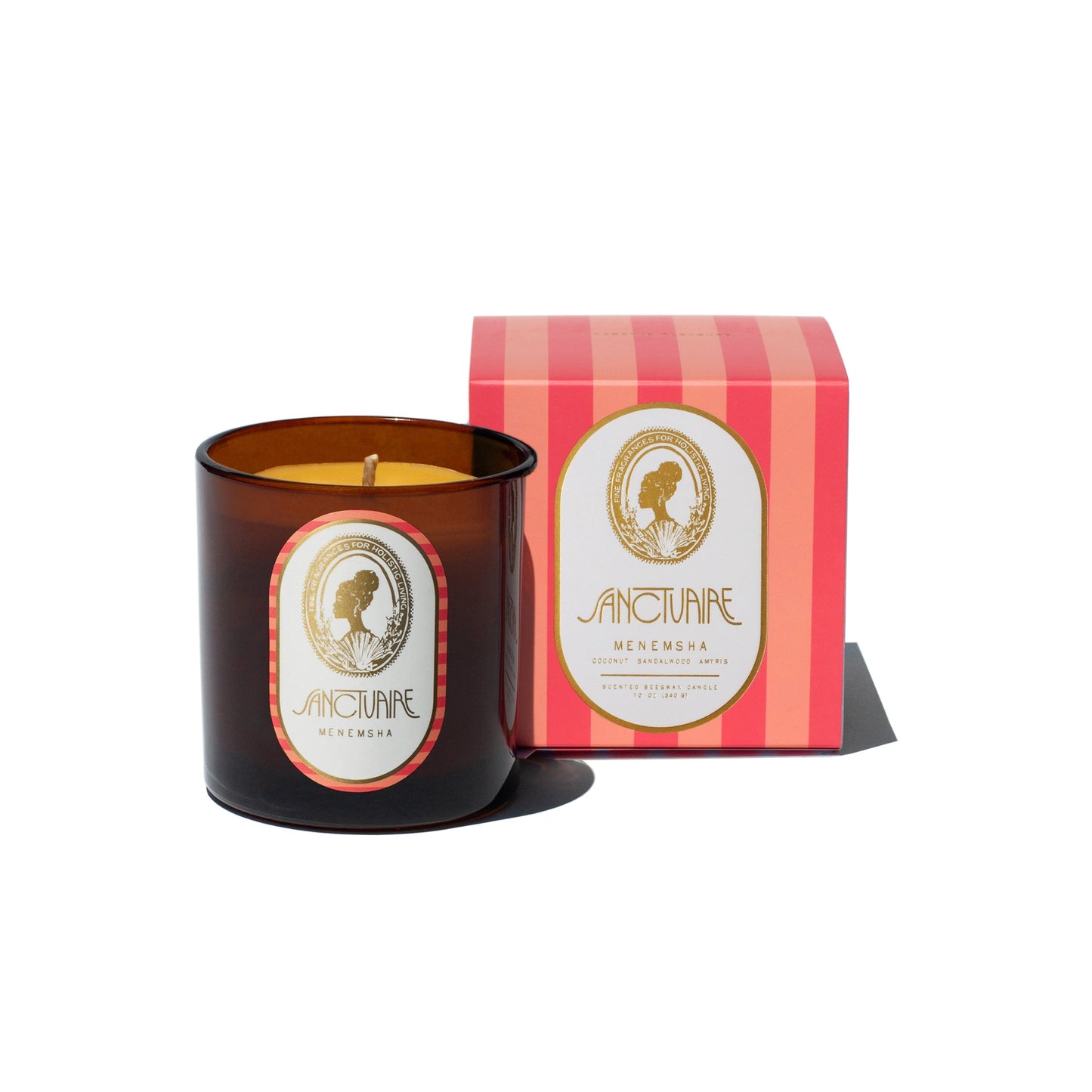 Menmesha Scented Beeswax Candle