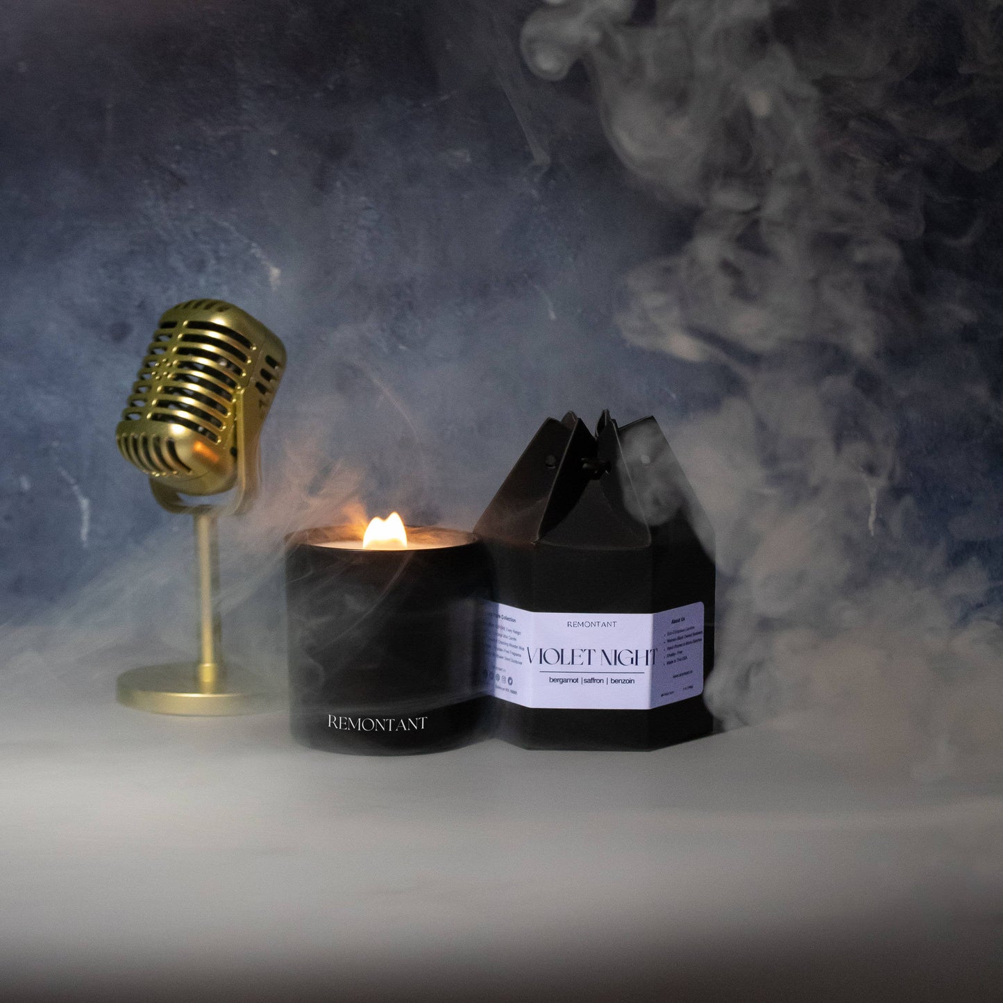 Violet Night | Crackling Wooden Wick Candle