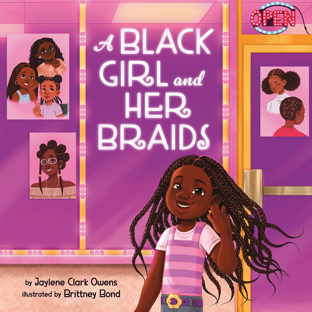 A Black Girl and Her Braids