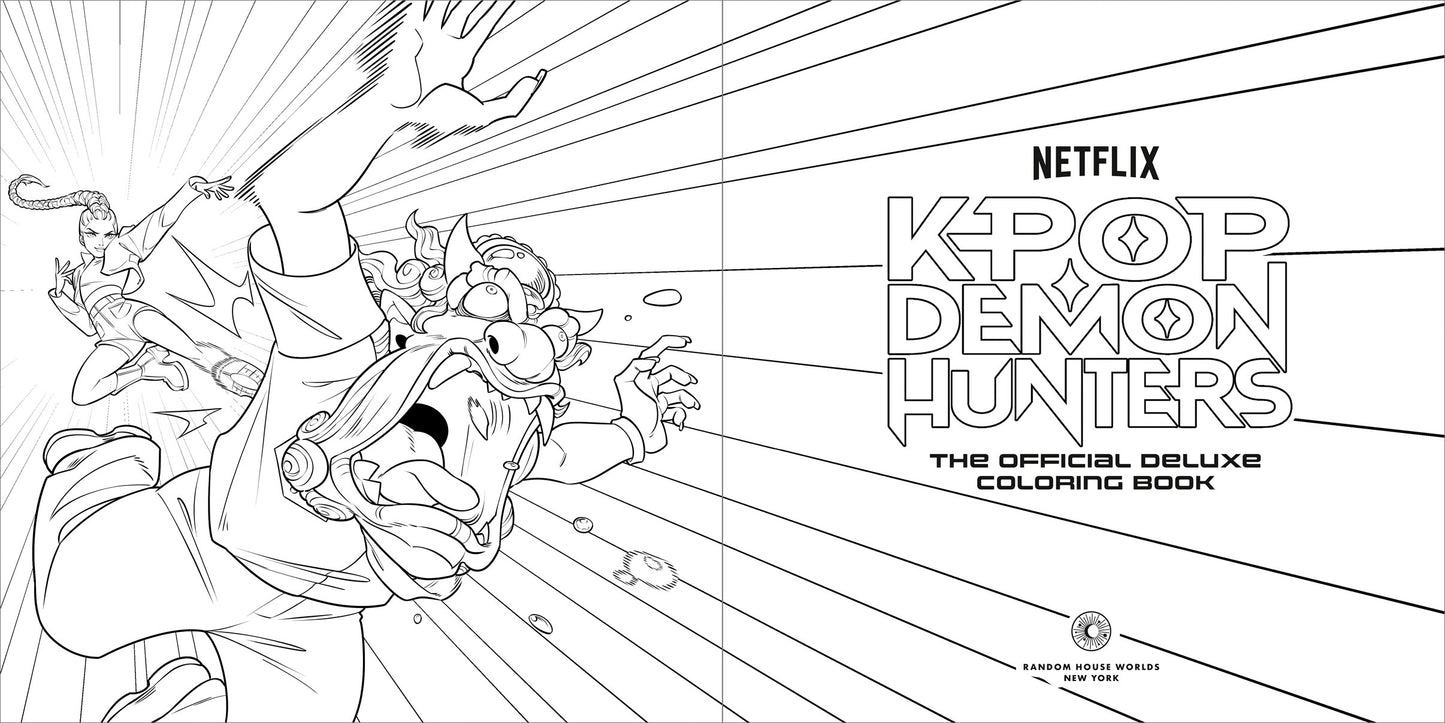 KPop Demon Hunters // The Official Deluxe Coloring Book (Pre-order, July 14 2026)
