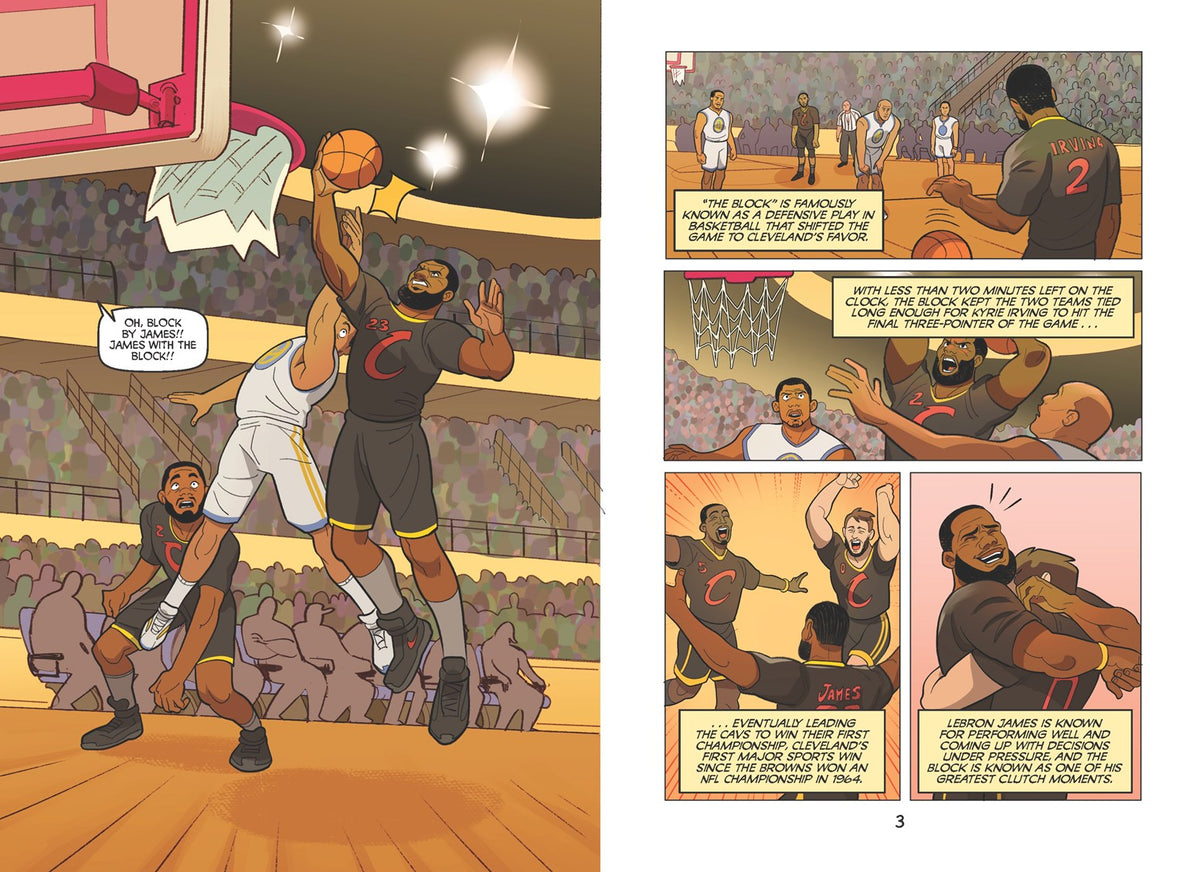 Sports Superstars // King James (Lebron James Graphic Novel Biography) (Pre-order, Feb 2 2027)