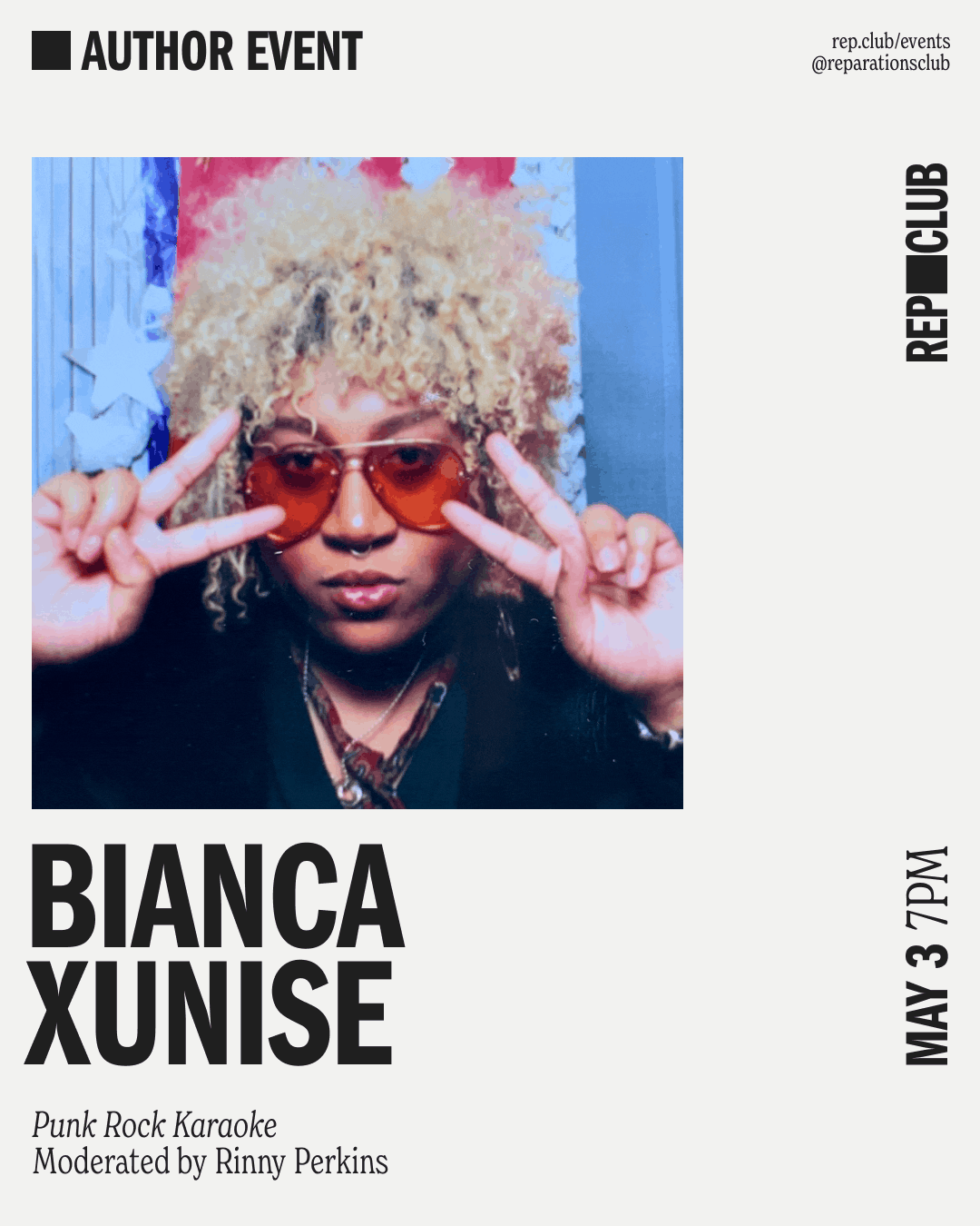 May 3rd EVENT: Punk Rock Karaoke // Bianca Xunise + Rinny Perkins