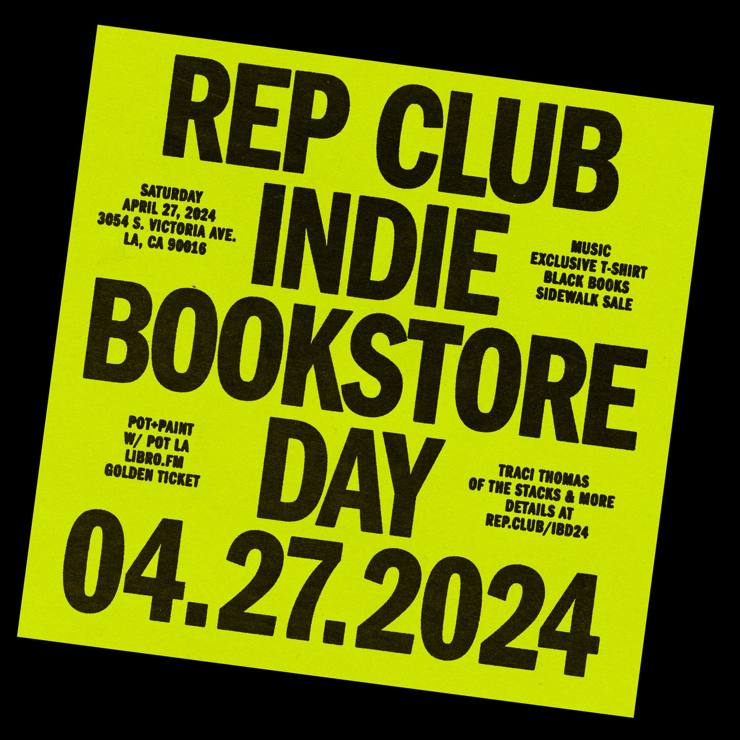 Indie Bookstore Day 2024