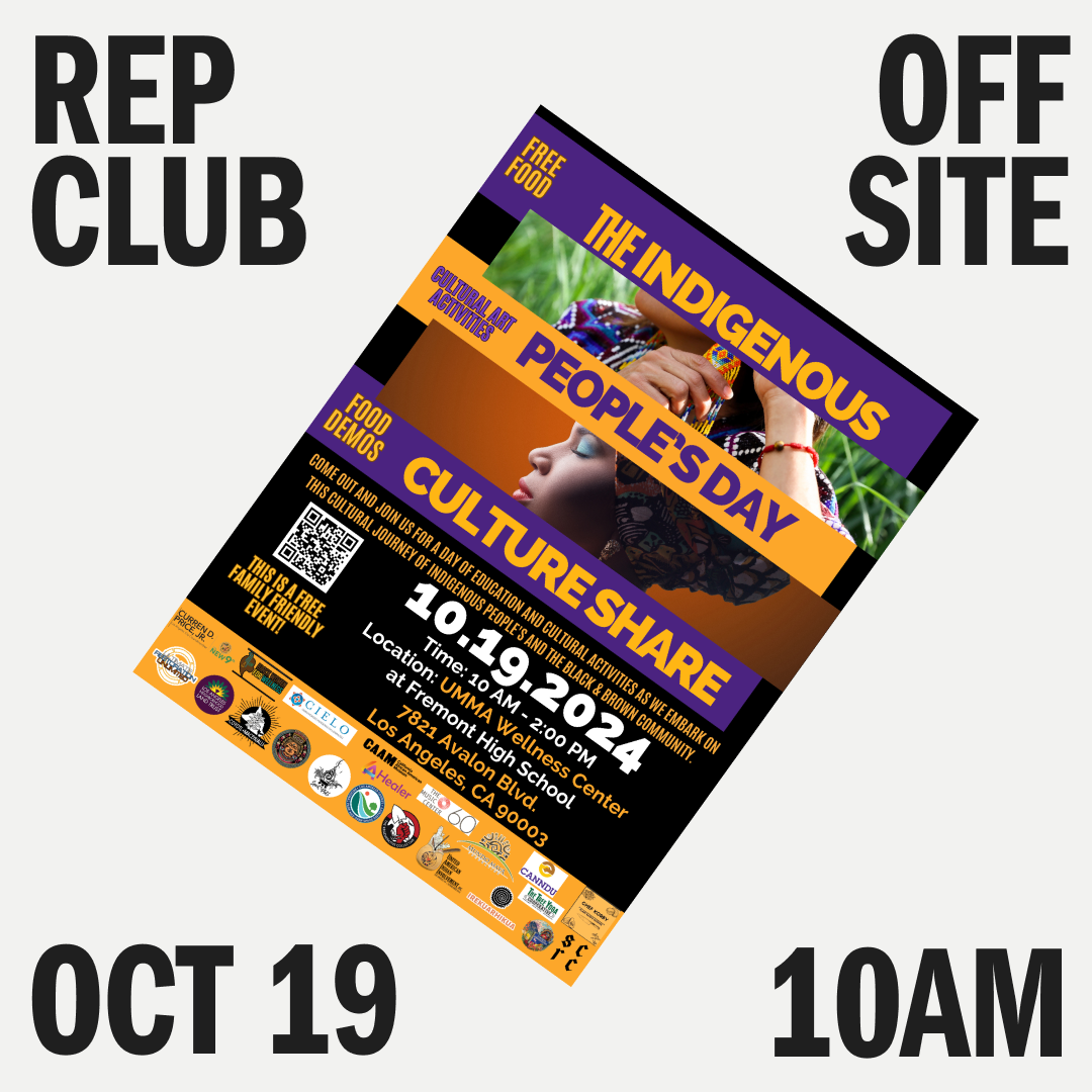 OFFSITE Oct 19th: The Indigenous People's Day Culture Share